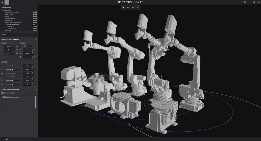 Meltio revolutionizes the ability of a robotic arm to manufacture 3D printed metal parts with its ultimate Meltio Space software, which enables highly accurate and reliable designs